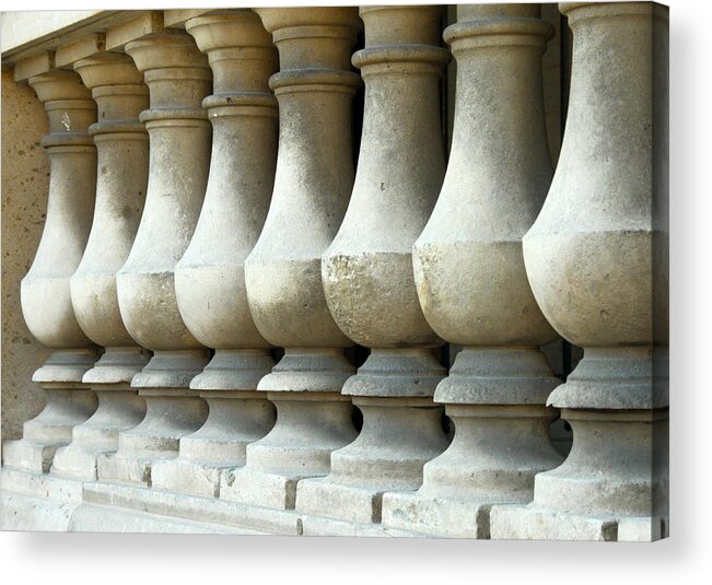 Columns Acrylic Print featuring the photograph Piliers by Lauren Serene