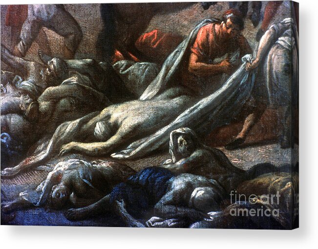 1720 Acrylic Print featuring the photograph Plague In Marseilles, 1720 by Granger