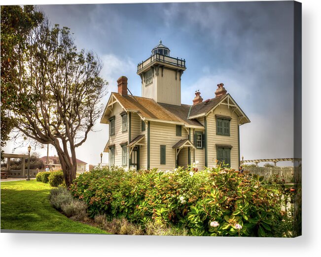 California Acrylic Print featuring the photograph Point Fermin Lighthouse by R Scott Duncan