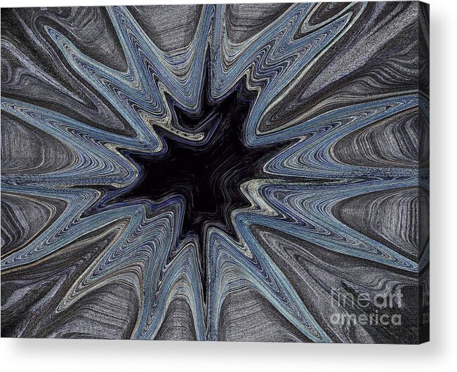 Space Acrylic Print featuring the painting Portal to the Stars by Julia Stubbe