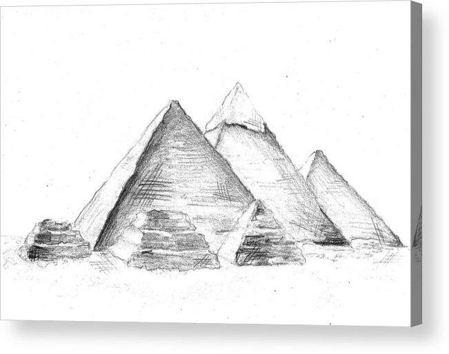 Great Pyramid of Giza. Seven Wonders of the Ancient World. The great  construction of the Greeks. Hand drawn engraved vintage sketch Stock Vector  Image & Art - Alamy