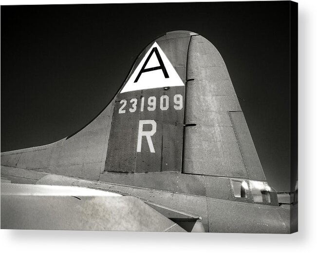 Black And White Acrylic Print featuring the photograph Ragged Irregular by Jim Painter