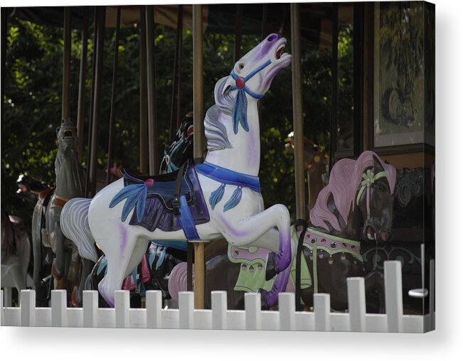 Carousel Acrylic Print featuring the photograph Ride by Elsa Santoro