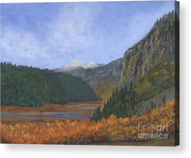 Creede Acrylic Print featuring the painting Rio Grande Headwaters by Ginny Neece