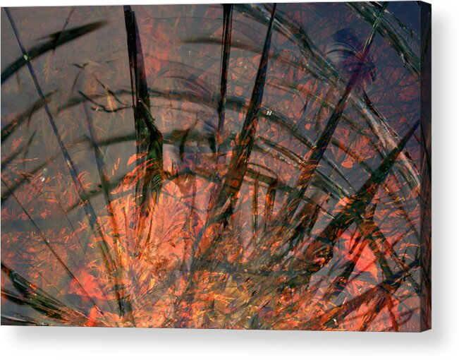 Water Acrylic Print featuring the digital art Rising Sun by Richard Andrews