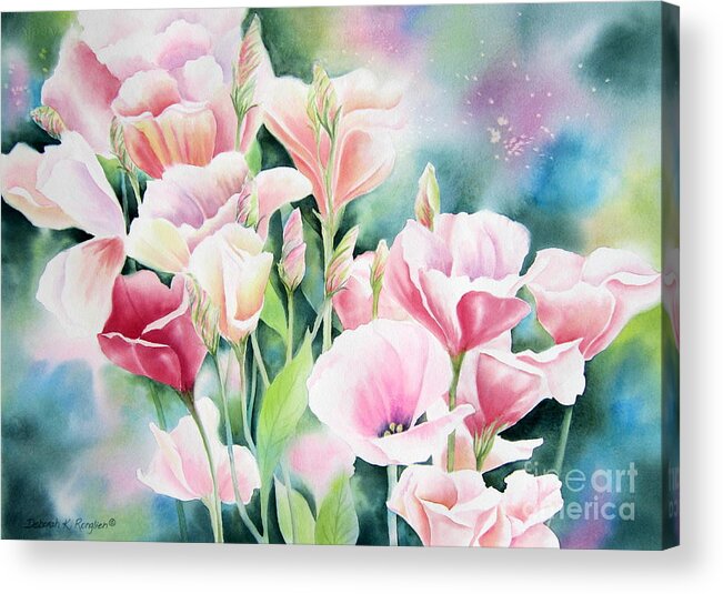 Romance Acrylic Print featuring the painting Romance by Deborah Ronglien