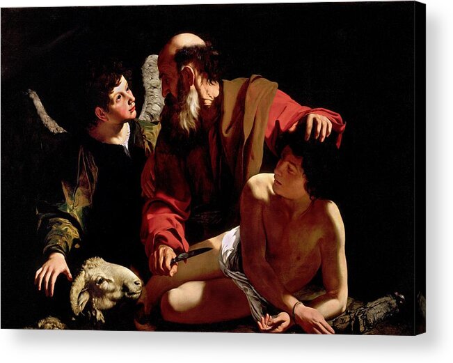 Sacrifice Of Isaac (caravaggio) Abstract Art Canvas Abstract Art Canvas Prints Abstract Art Ceramics Abstract Art Characteristics Abstract Art Cheap Abstract Art Circles Abstract Art Classes Abstract Art Collage Abstract Art Colorful Abstract Art Coloring Pages Acrylic Print featuring the painting Sacrifice of Isaac Caravaggio by Celestial Images