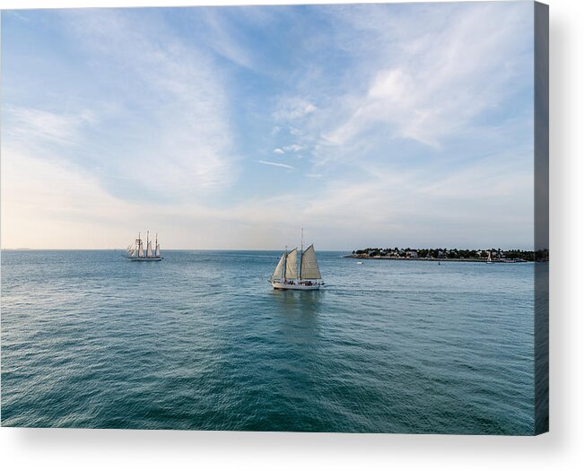 Adventure Acrylic Print featuring the photograph Sailing Away by Darryl Brooks