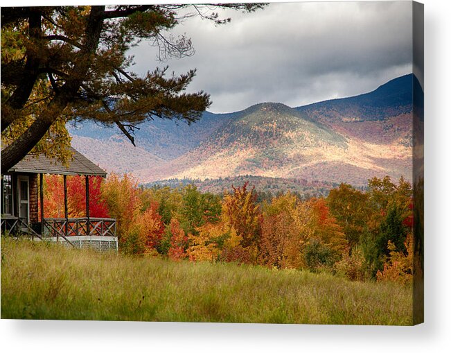 Chocorua New Hampshire Acrylic Print featuring the photograph Sandwich mountain range by Jeff Folger