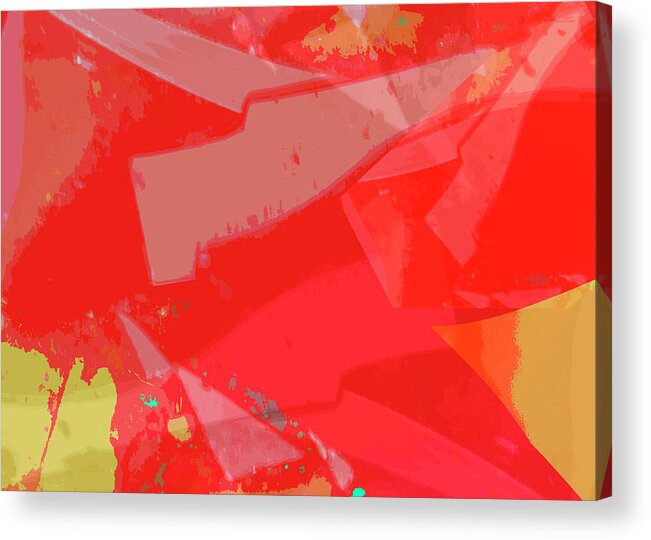 Abstract Acrylic Print featuring the photograph Shards by Jessica Levant