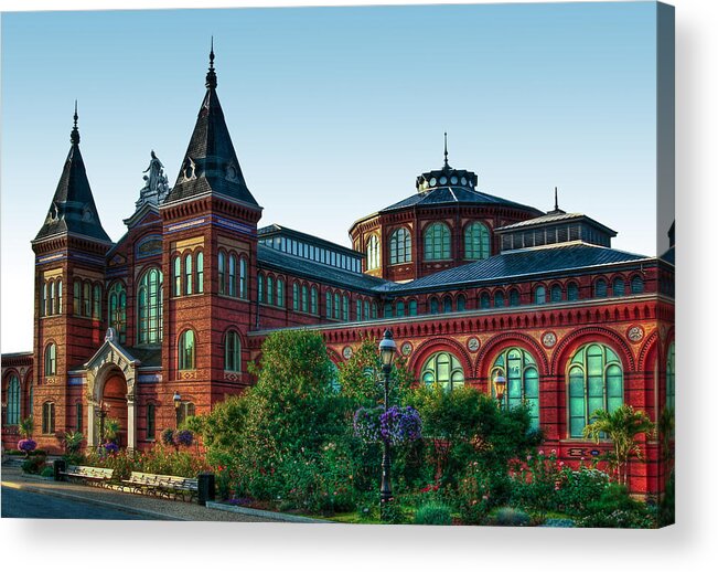 Washington D.c. Acrylic Print featuring the photograph Smithsonian's Arts and Industries Building by Don Lovett