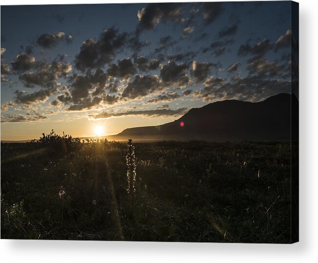 Alaska Acrylic Print featuring the photograph Solstice on the Slope by Ian Johnson