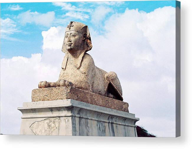 Sphinx Acrylic Print featuring the photograph Sphinx by Cassandra Buckley