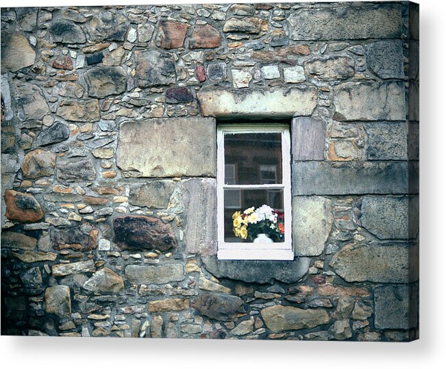 Scottish Acrylic Print featuring the photograph St. Mary's Window by Kenneth Campbell