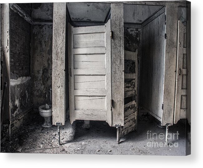 Stall Acrylic Print featuring the mixed media Stalled II by Terry Rowe