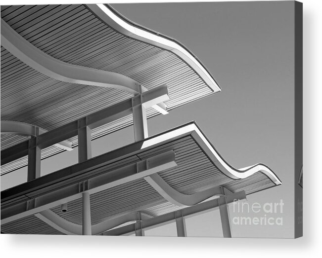 Structure Acrylic Print featuring the photograph Structure Abstract 7 by Cheryl Del Toro