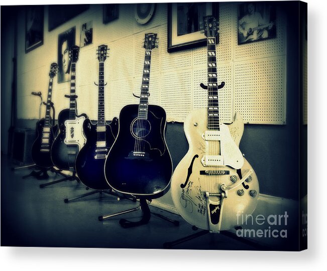 Sun Studio Acrylic Print featuring the photograph Sun Studio Classics by Perry Webster