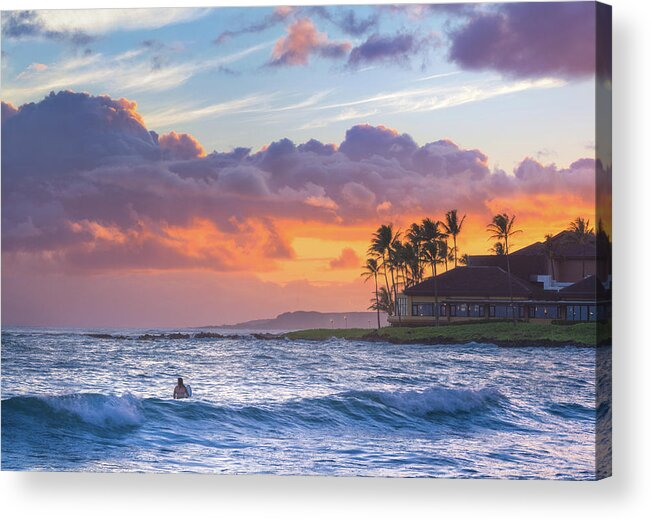 2017 Acrylic Print featuring the photograph Surfer's Delight by BJ Stockton
