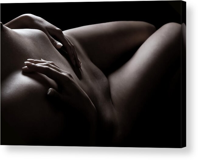 Nude Acrylic Print featuring the photograph Sweet Seduction by Vitaly Vakhrushev