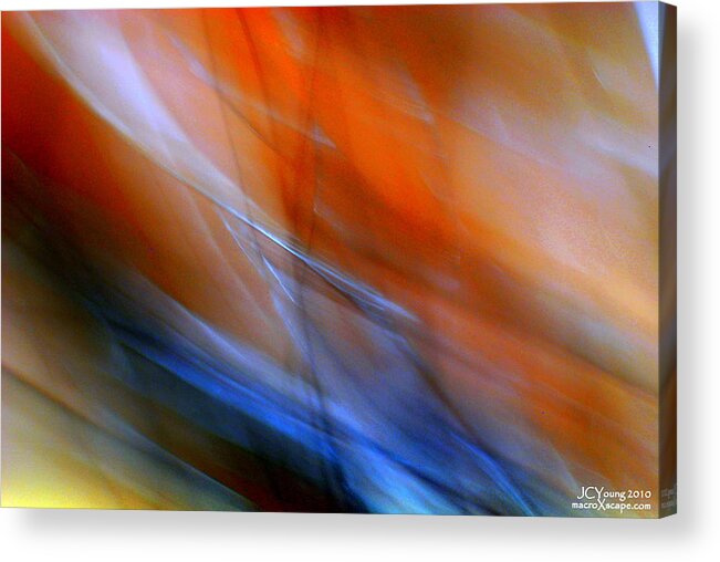 Impressionist Acrylic Print featuring the photograph Swept Away by Jim Young