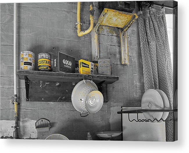 The Art Of Welfare Acrylic Print featuring the photograph The Art of Welfare. Kitchen for all. by Elena Perelman