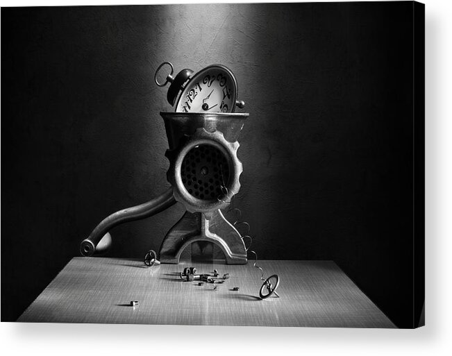Grind Acrylic Print featuring the photograph The End Of Time by Victoria Ivanova