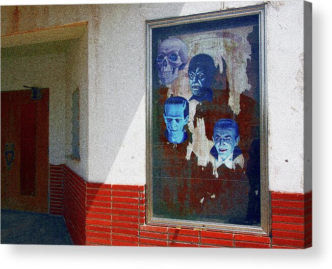 Horror Acrylic Print featuring the photograph The Last Picture Show by Ross Lewis
