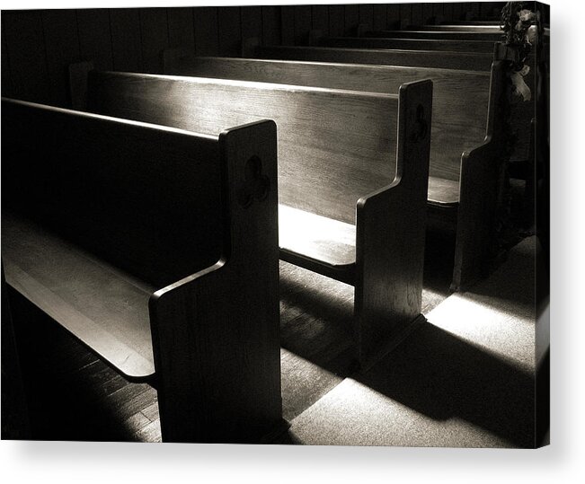 Chapman Chapel Acrylic Print featuring the photograph The Light by Joanne Coyle