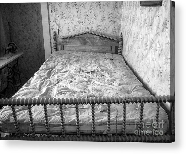 Bodie Acrylic Print featuring the photograph The Money Bed by Craig J Satterlee