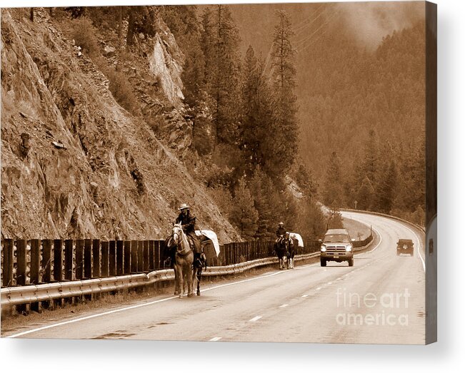 Landscape Acrylic Print featuring the photograph This Is Montana, Baby by Tatyana Searcy