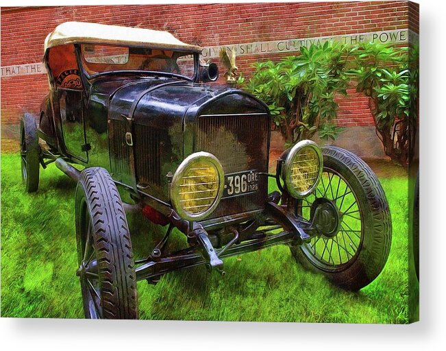 Model T Ford Acrylic Print featuring the photograph Tin Lizzie by Thom Zehrfeld