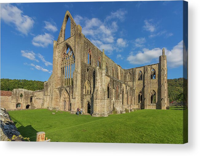 Wales Acrylic Print featuring the photograph Tintern Abbey by ReDi Fotografie