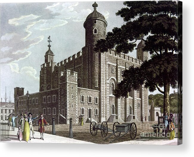 1800 Acrylic Print featuring the photograph Tower Of London, 1799 by Granger