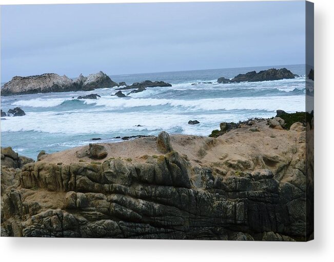 Landscape Acrylic Print featuring the photograph On The Rocks by Marian Jenkins