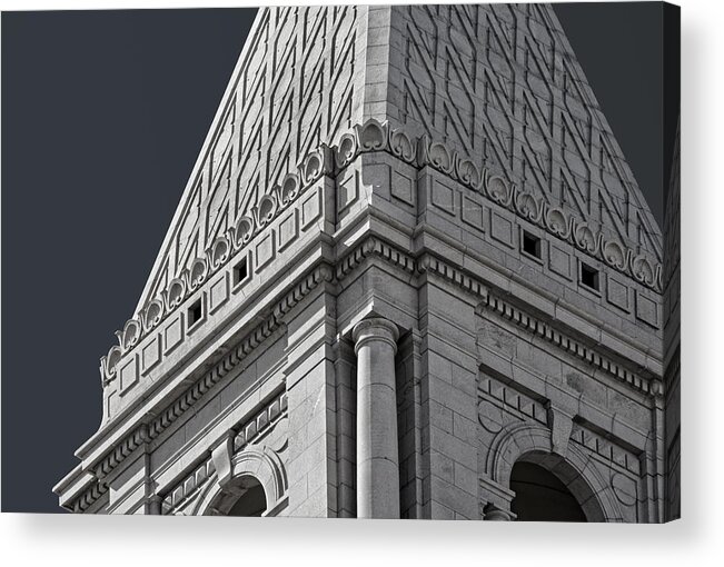 Hartford Acrylic Print featuring the photograph Travelers Tower Summit by Phil Cardamone
