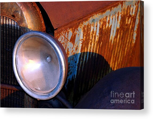 Route 66 Acrylic Print featuring the photograph Truck Light by Jim Goodman