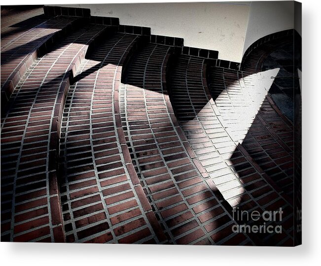Steps Acrylic Print featuring the photograph Union Steps by Jenny Revitz Soper