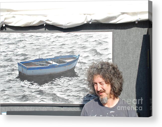 Row Boat Acrylic Print featuring the photograph Unknown Artist by Jim Goodman