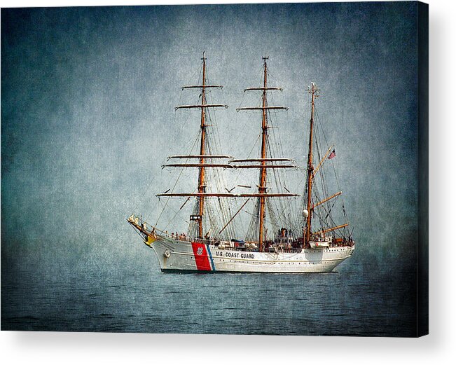 Textured Acrylic Print featuring the photograph USCS Eagle by Fred LeBlanc