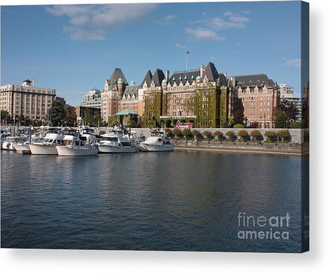 Victoria Acrylic Print featuring the photograph Victoria Harbour by Carol Groenen