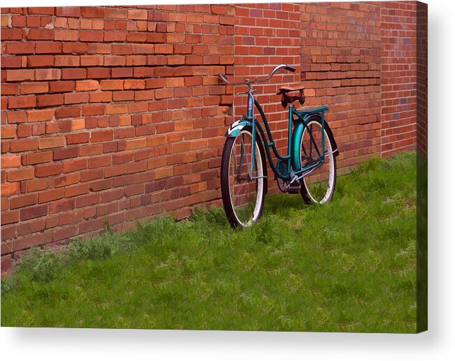 Greg Jackson Acrylic Print featuring the photograph Vintage Montgomery Ward Bicycle by Greg Jackson