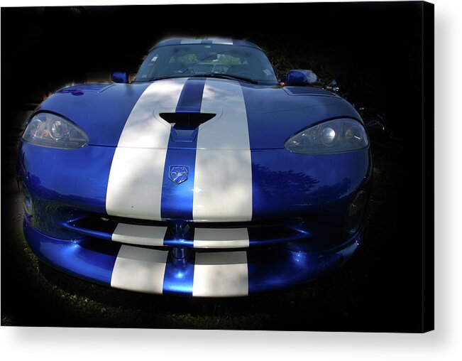 Automobiles Acrylic Print featuring the photograph Viper G T S by John Schneider