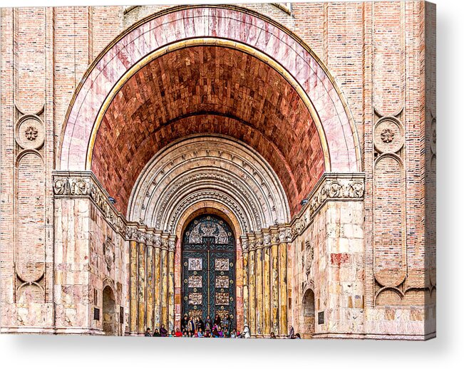 Arch Acrylic Print featuring the photograph Waiting by Maria Coulson