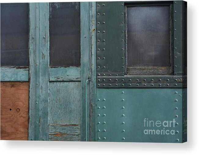 Door Acrylic Print featuring the photograph Windows And Doors by Dan Holm