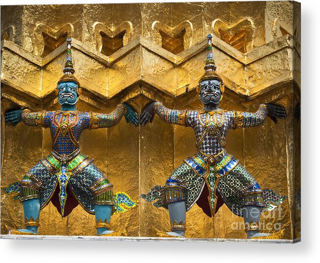 Asia Acrylic Print featuring the photograph Yaksha by Greg Vaughn - Printscapes