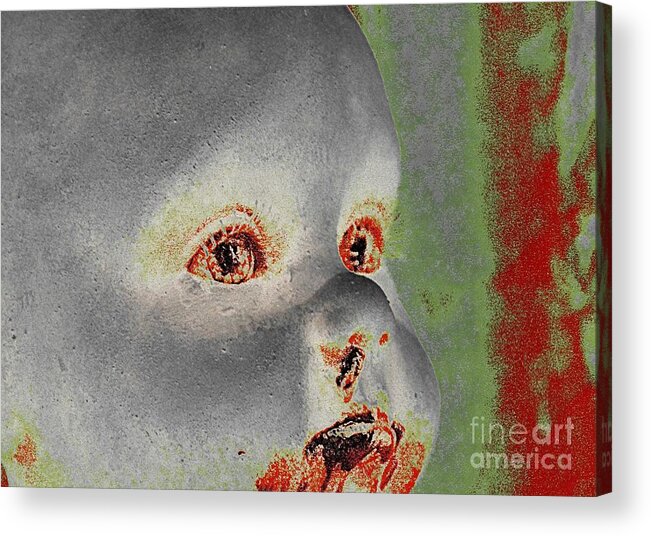 Zombie Acrylic Print featuring the photograph Zombie Baby Three by Beverly Shelby