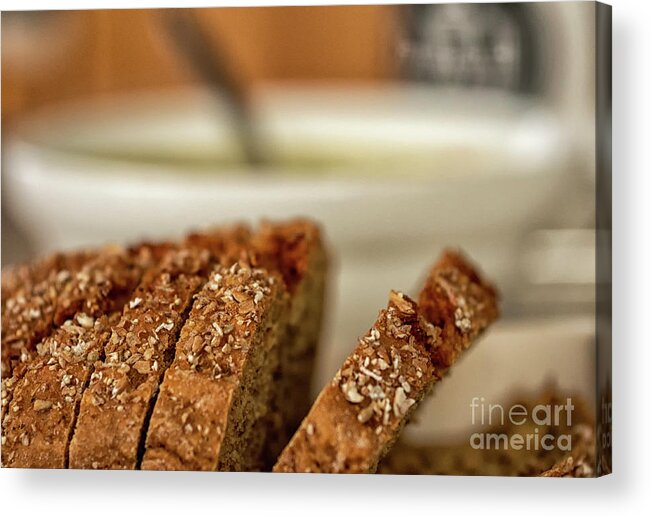 Ireland Acrylic Print featuring the photograph Bread and soup #1 by Jim Orr