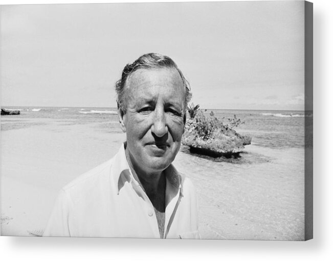 People Acrylic Print featuring the photograph Fleming In Jamaica #1 by Harry Benson