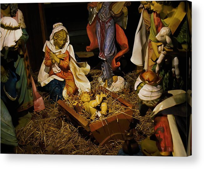  Acrylic Print featuring the photograph The Nativity #1 by Jack Wilson