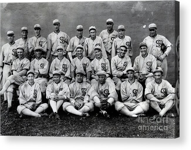 People Acrylic Print featuring the photograph 1919 Chicago White Sox by Bettmann